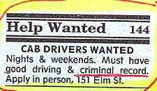 Taxi driver needed