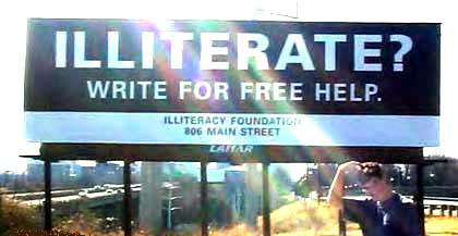 Illiterate