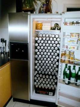 A real mans fridge