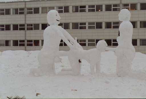 Snow orgy