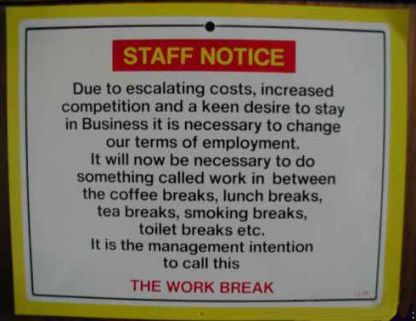 Staff Notice